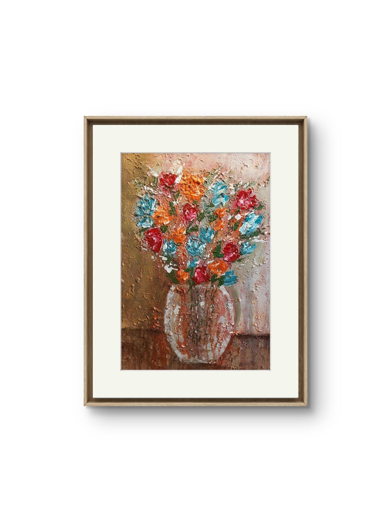 Floral in textures - Trudie Averett Art