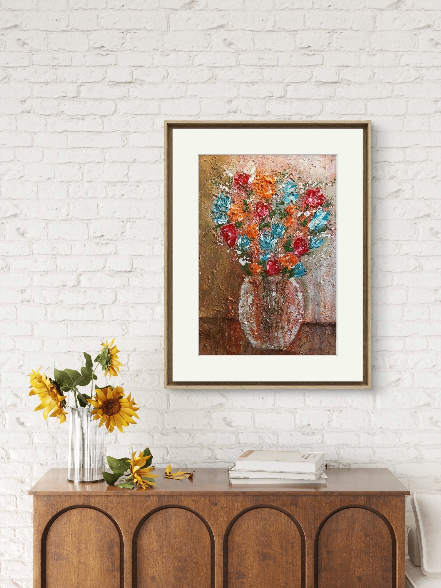 Floral in textures - Trudie Averett Art