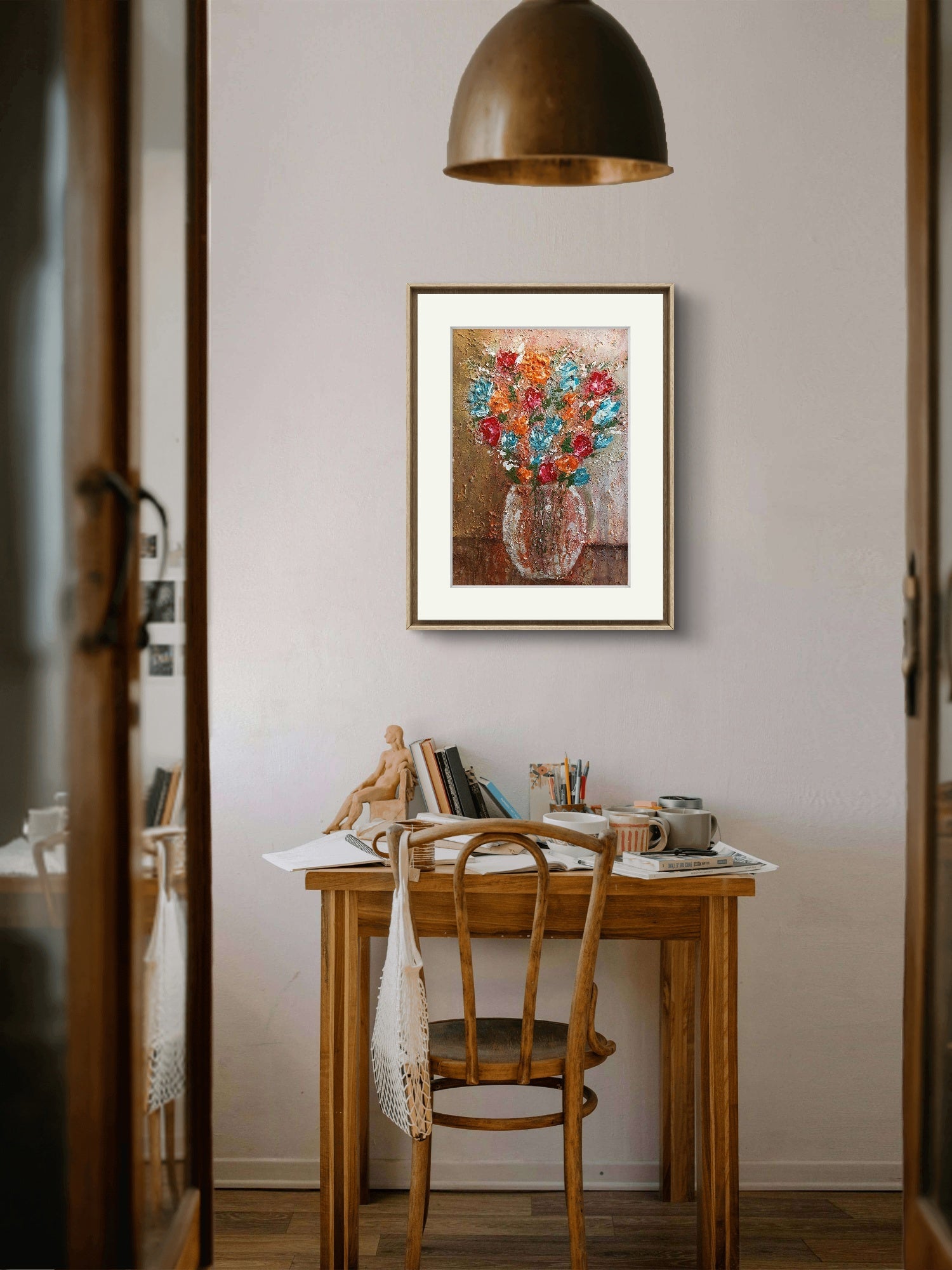 Floral in textures - Trudie Averett Art