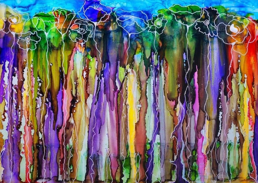 Fluid Flora - Trudie Averett Art