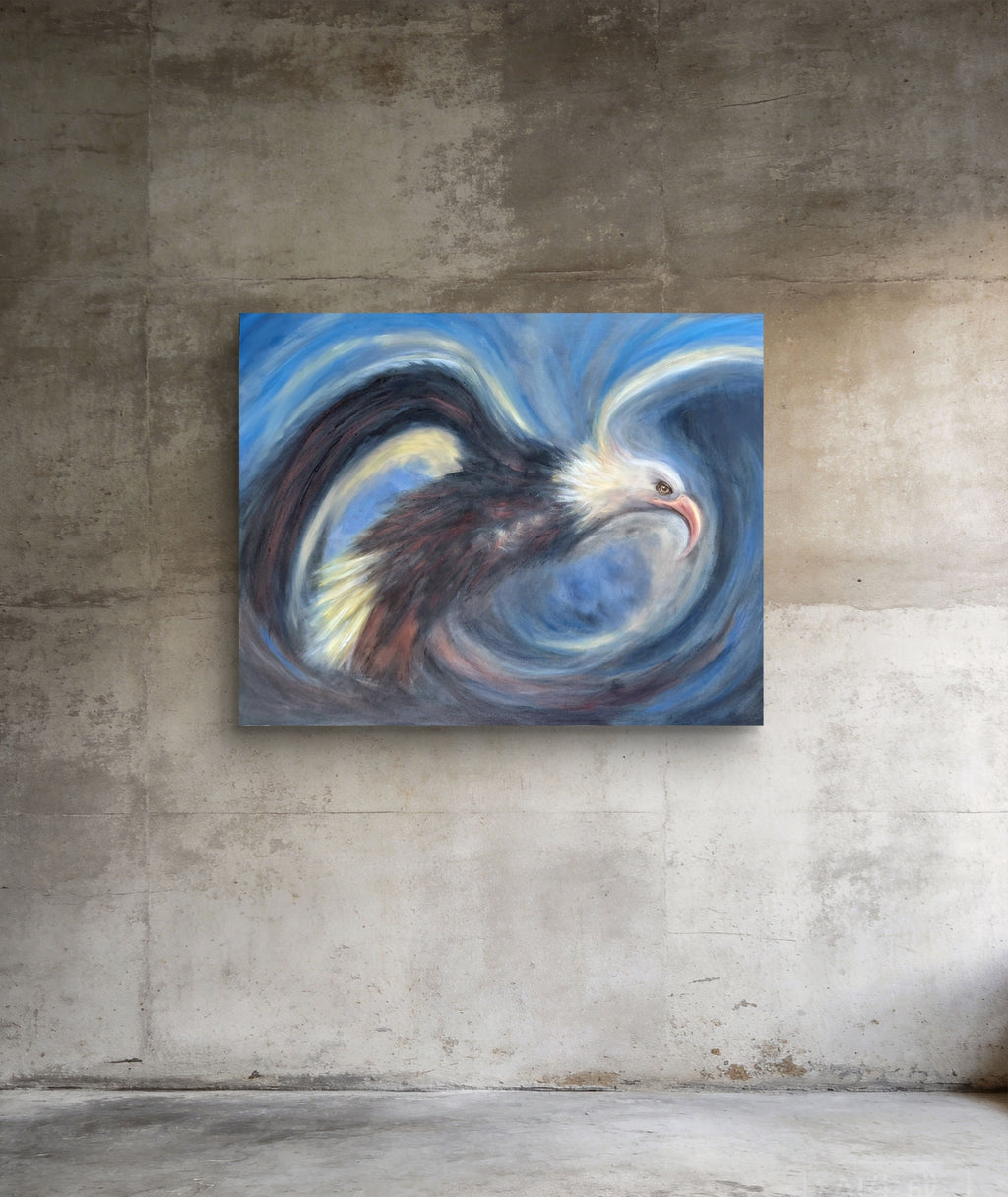 Eagle in motion