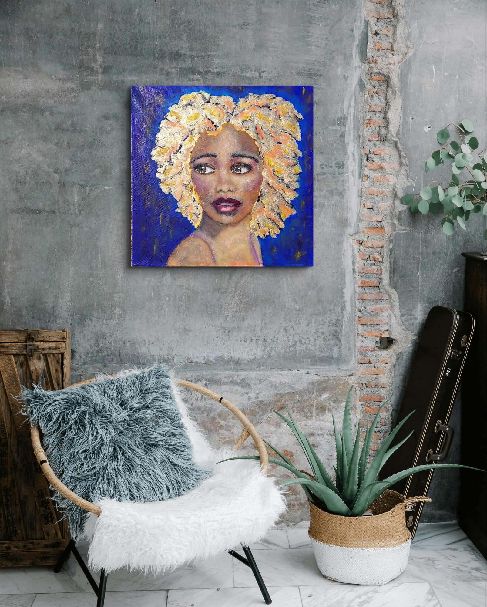 Reflection (still drying, Pre-orders welcome) - Trudie Averett Art