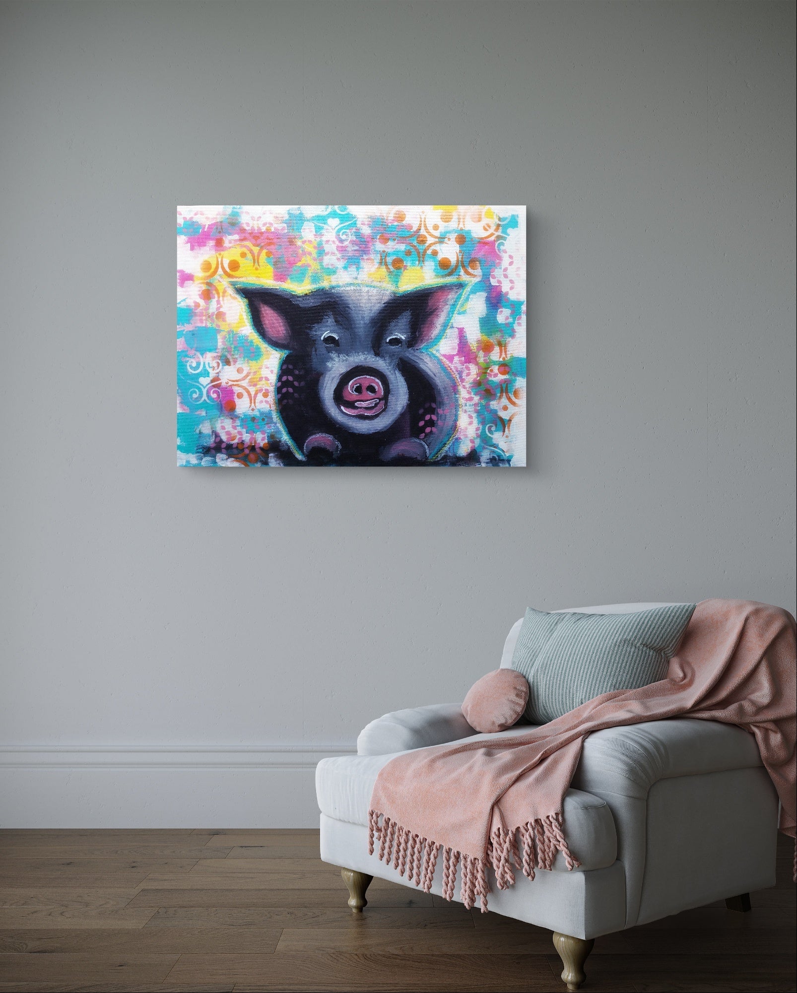 Snout in the spotlight Trudie Averett Art