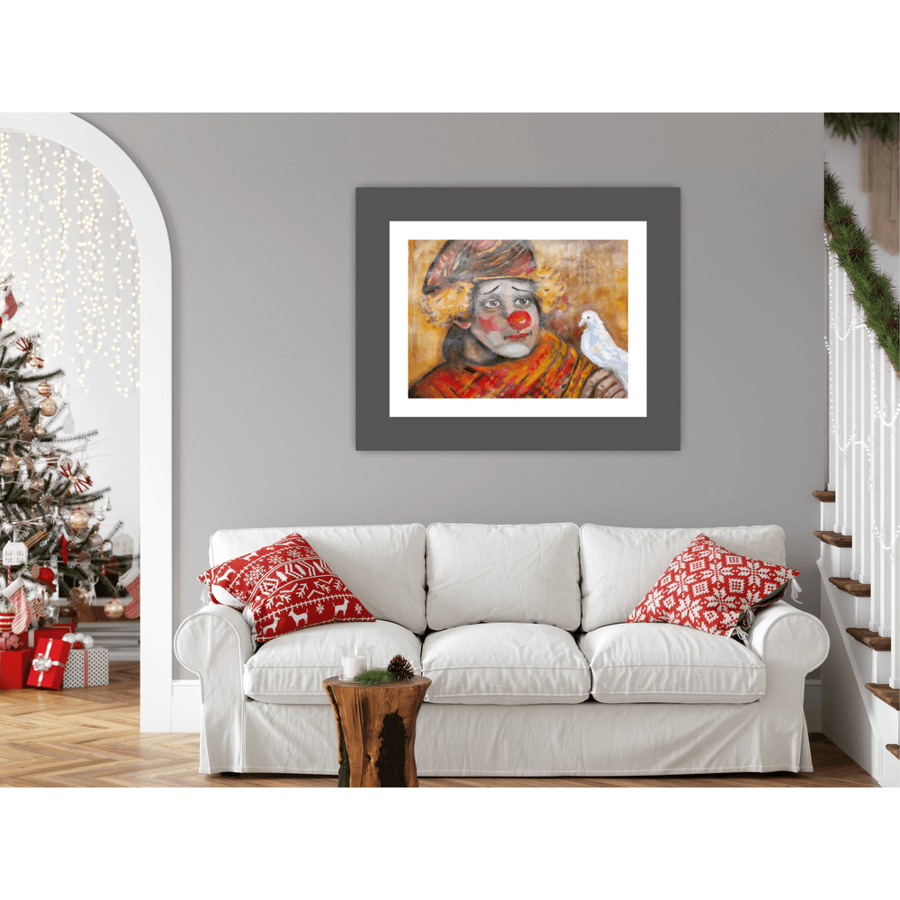 The Pensive Clown - Trudie Averett Art
