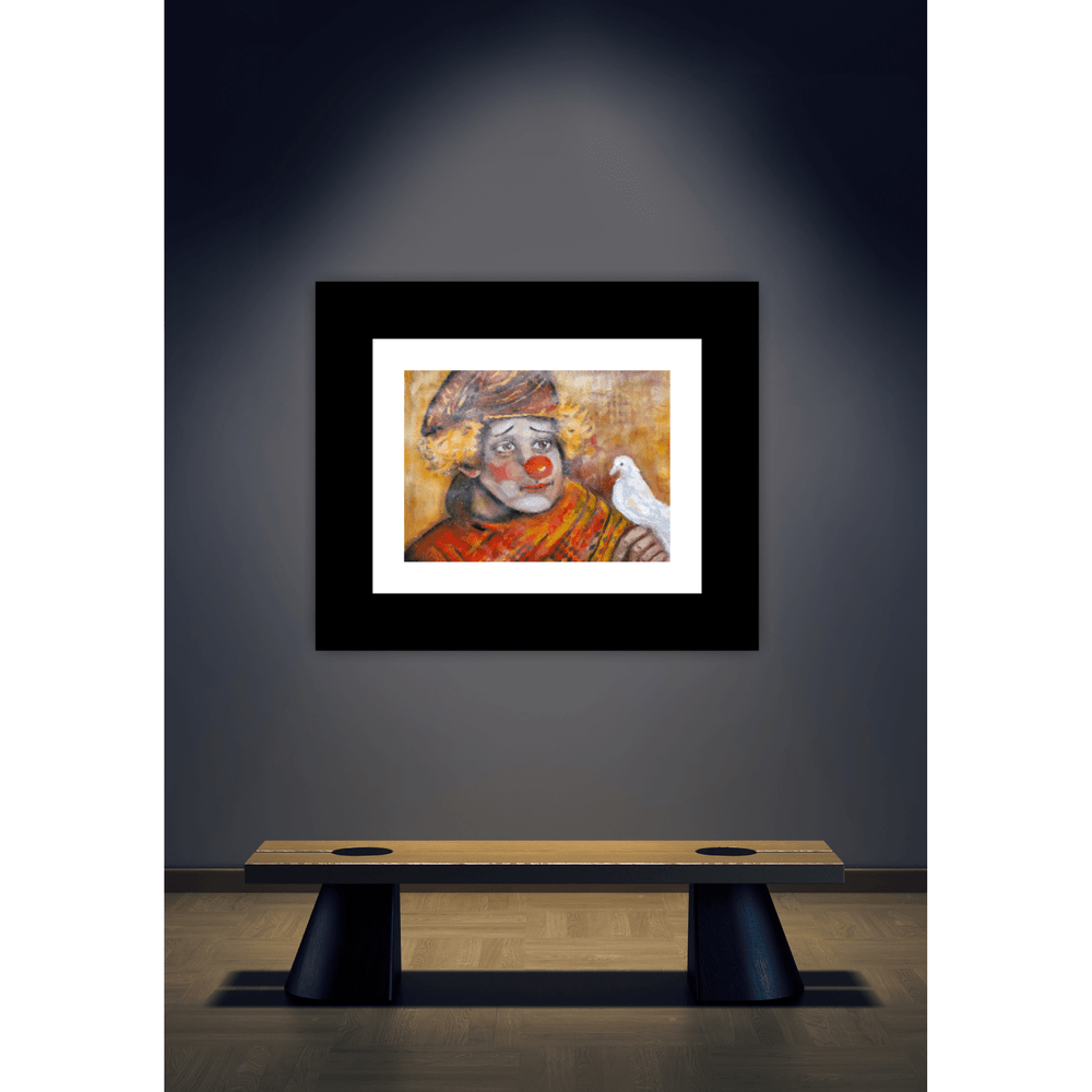 The Pensive Clown - Trudie Averett Art