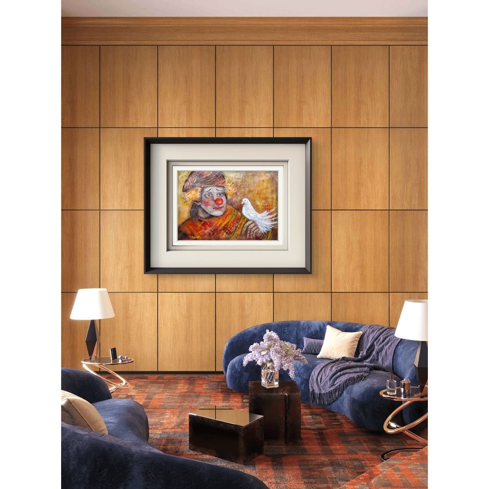 The Pensive Clown - Trudie Averett Art